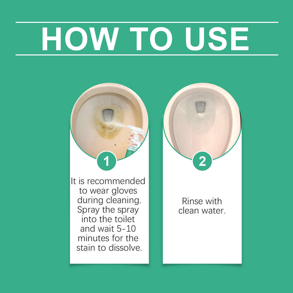 Jue-Fish Remover Cleaner Multi-Effect Dirt Dissolver for Toilet Tiles Cement Floor Stain Removal S260130