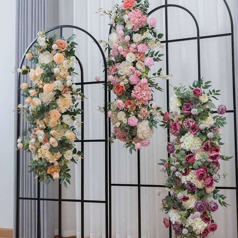 100CM Custom new wedding scene simulation art hotel layout lead row road Decorative flower W260130