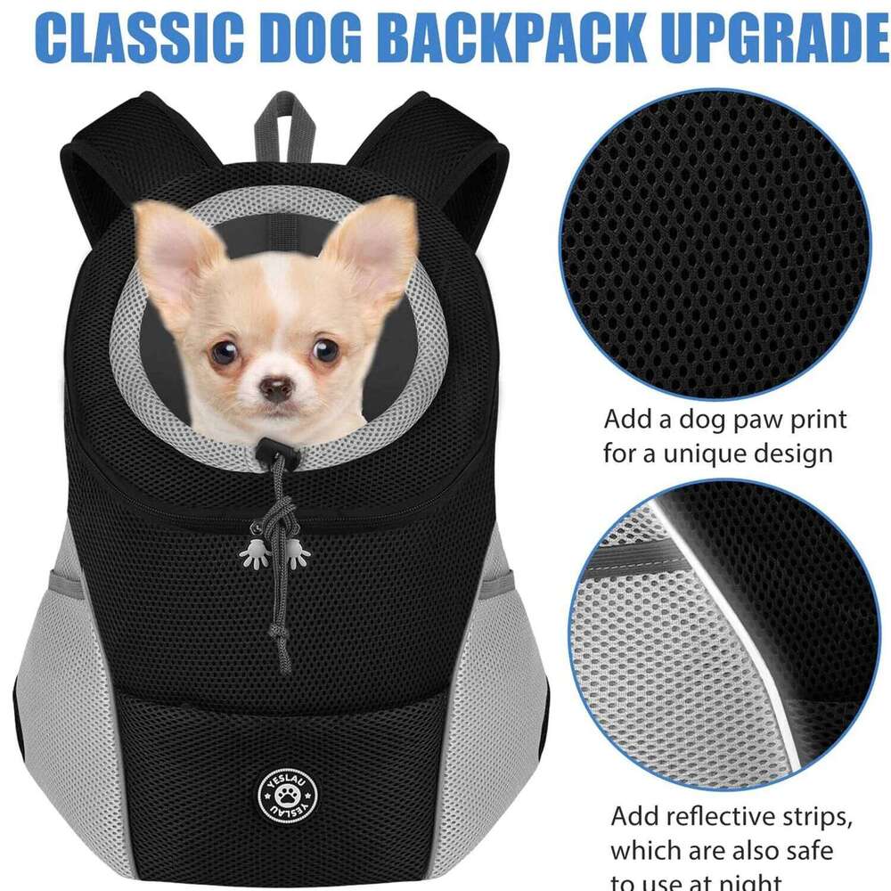 Backpack Shoulder Conveyor Backpacks Comfortable Front Motorcycle And Hiking Camping Carrier Bag For Pet Dog 26H0130