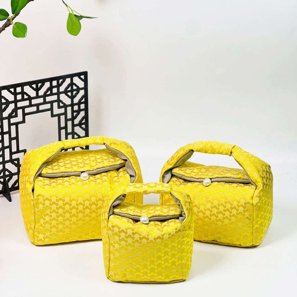 Thickened Set Storage New Chinese National Style Cloth Portable Master Cup Tea Person Travel Bag Teapot MASA