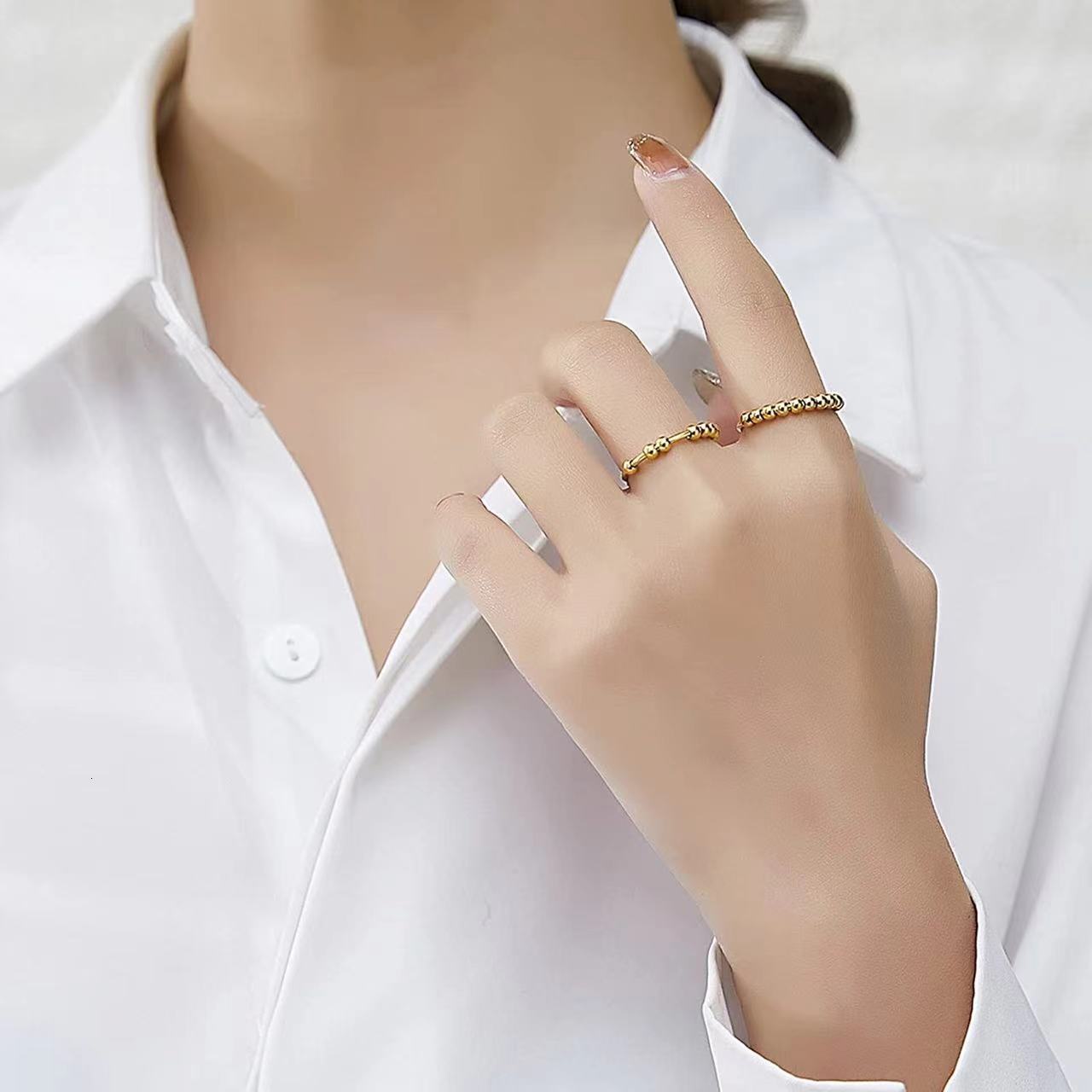 New Style Christmas Horror Nights Band Love Couple Rings Hot Sale Source Manufacturer