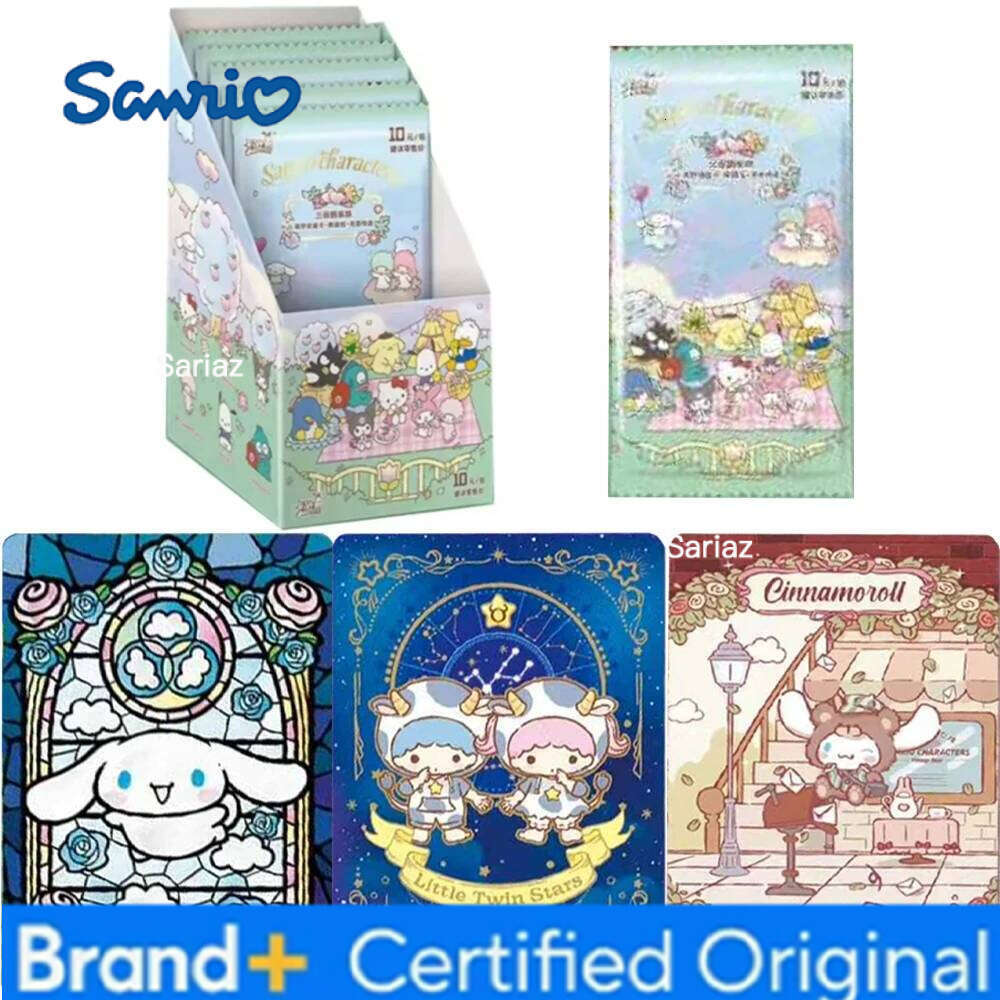 Sanrio KAYOU Genuine Card Flower Fragrance Story Mengmeng Collection Pack Family Collectible Cards Toys Gifts H2601301