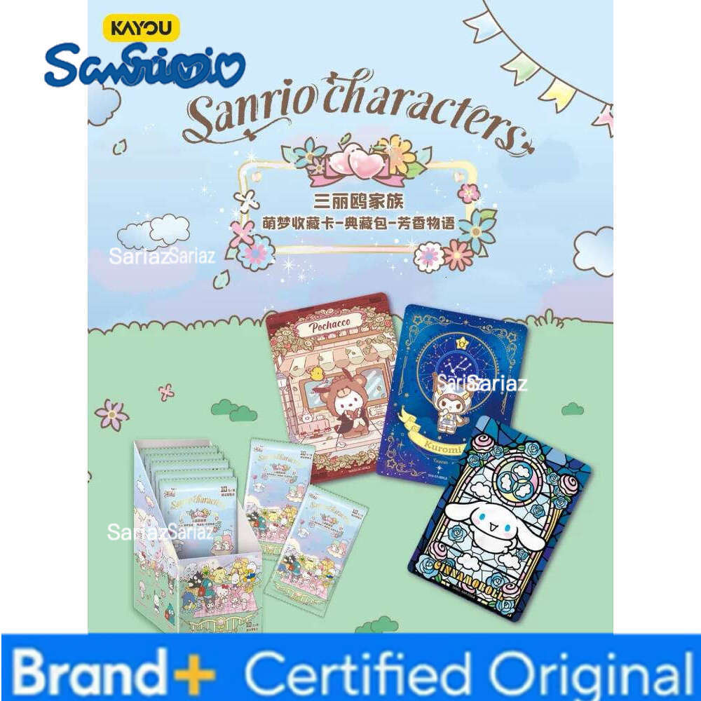Sanrio KAYOU Official Collectible Fragrance Story Cute Fantasy Themed ParentChild Interactive Toy Gift Peripheral Card H260130
