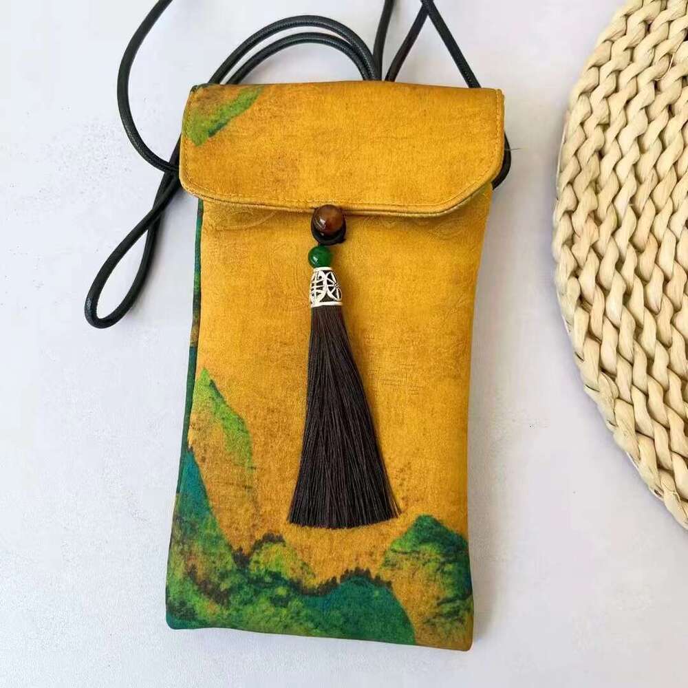 New High-End Anti-Smell Cloud Veil Crossbody Phone Retro Storage For Women Chinese Style Casual Bag Evergwish