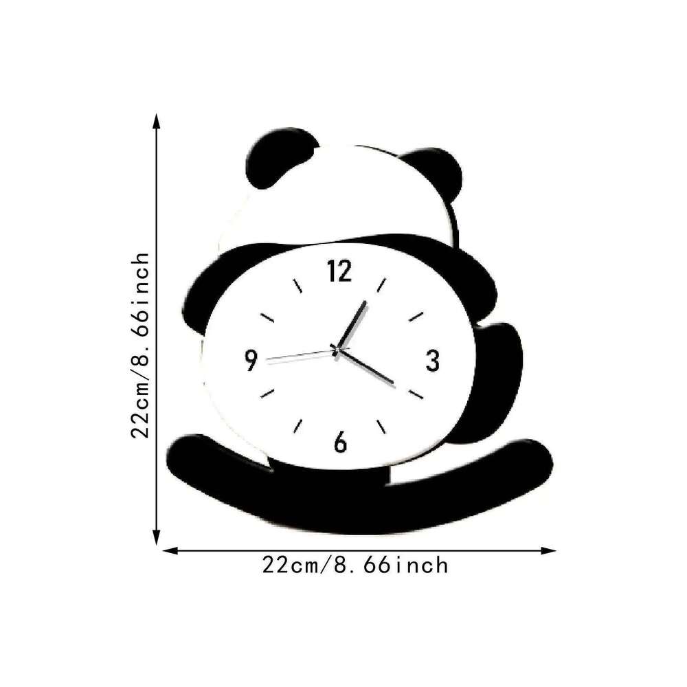 Desktop Clock Silent Festival Gift Easy to Read Tabletop Statue for Bedside Home Office Living Room Kitchen Housewarming Present W260130