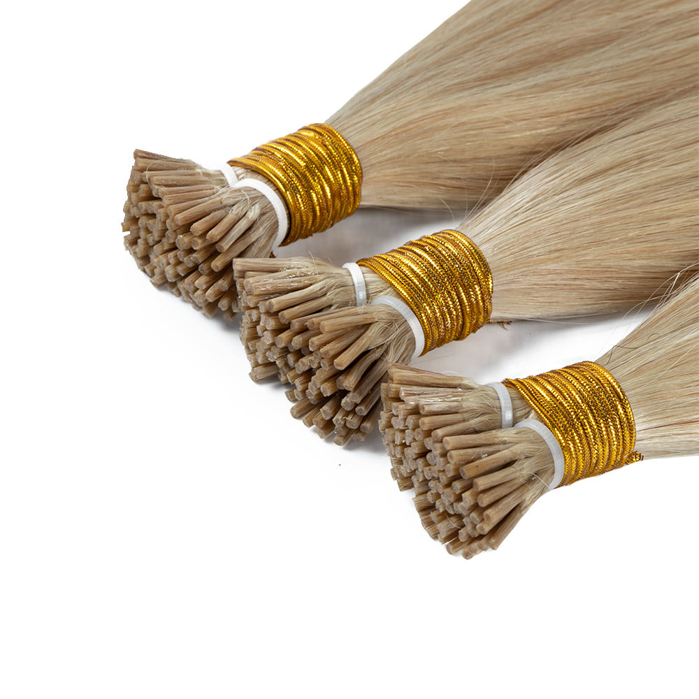 22inch 100g I customzied color Pre Bonded Hair Extensions Stick Tip Keratin Hair 100% Virgin Cuticle Aligned Remy Human Hair Extension