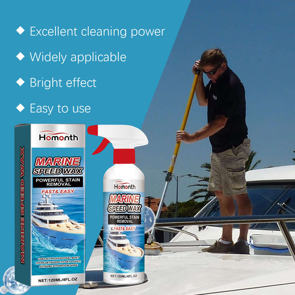 Homonth Foam Maintenance Cleaning Stain Removal Portable Cleaner for Marine Hulls S260130