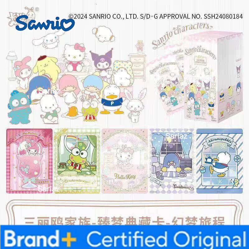 Sanrio KAYOU Collection Dreaming Journey Series My Melody Cinnamoroll Kuromi Famous Anime IP Cute Character Cards Kid Gift H260130