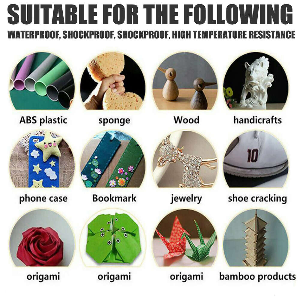 Jaysuing Casting Shoe Repair Plastic Metal Welding Transparent Waterproof Oil-Based Original Glue S260130