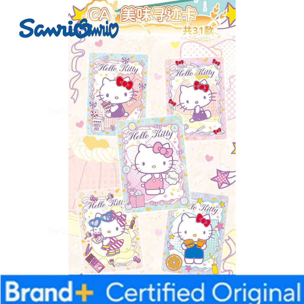 Sanrio Genuine Dream Tour Polaroid Cards Family HelloKitty Life Diary Anime Collection Card Toys Gifts H260130