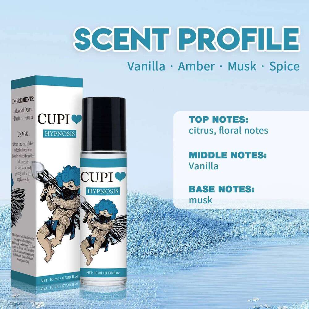 Cupids Roll-on 10ML Travel Size Men's Original Cologne for Men Pheromone Perfume Long Lasting Fragrance H260130