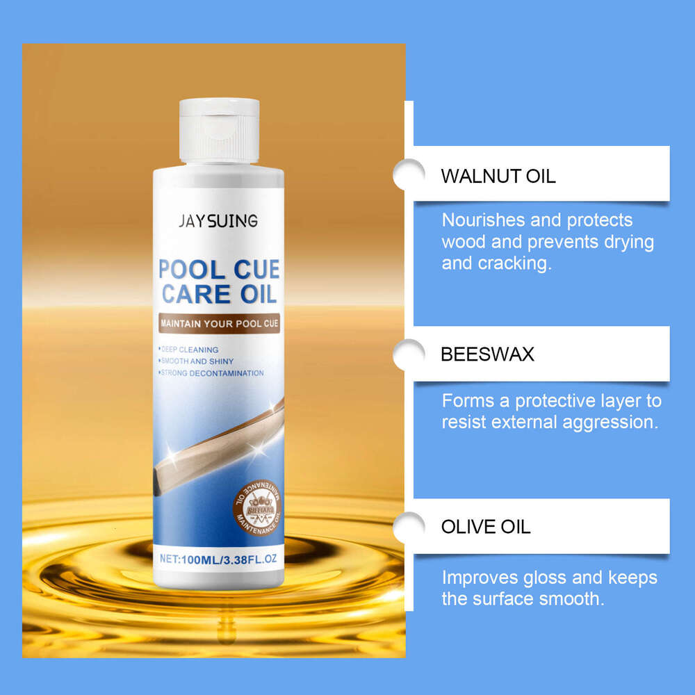 Jaysuing Billiard Cue Polishing Renovation Brightening Cleaning Daily Maintenance Care Oil S260130
