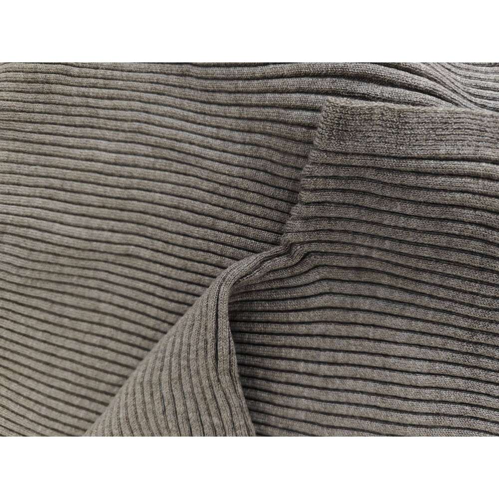 women's casual solid color high neck slim sweater dress long style XJ260225