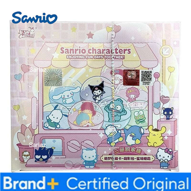 Sanrio New In Genuine KAYOU Collection Hobby Cards Book Cute Fun Character Kitty Melody Kuromi Sweet Children's Gift Toy H260130