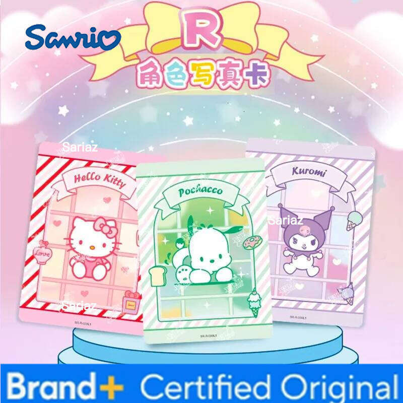 Sanrio Original KAYOU Family Series Collection Fantasy Dream Journey Hello Kitty Card Toy For Girl Gift H2601301