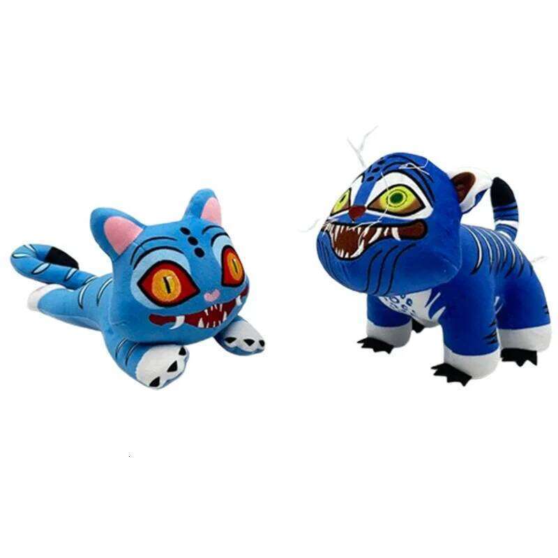 Hot Anime Kpop Demons Hunters Plush Cute Purple Tiger Black Hat Magpie With 3 Eyes Monster Hunt Girl Group Stuffed For Fans Gift Y260128