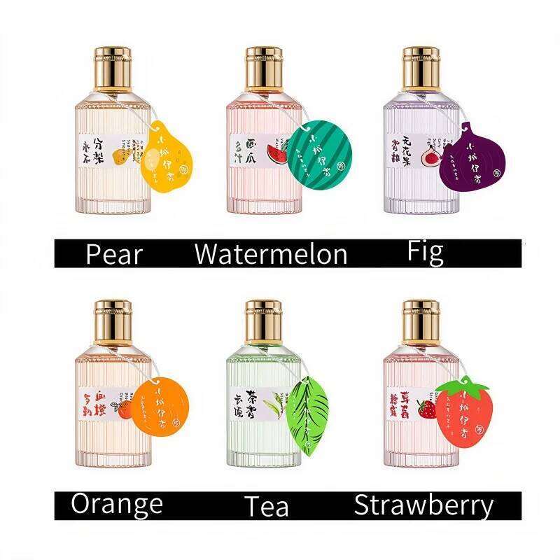 50ml Women's Perfume Watermelon Strawberry Orange Pear FIG Tea Fragrance Long-lasting aromatic High quality perfume spray H260130