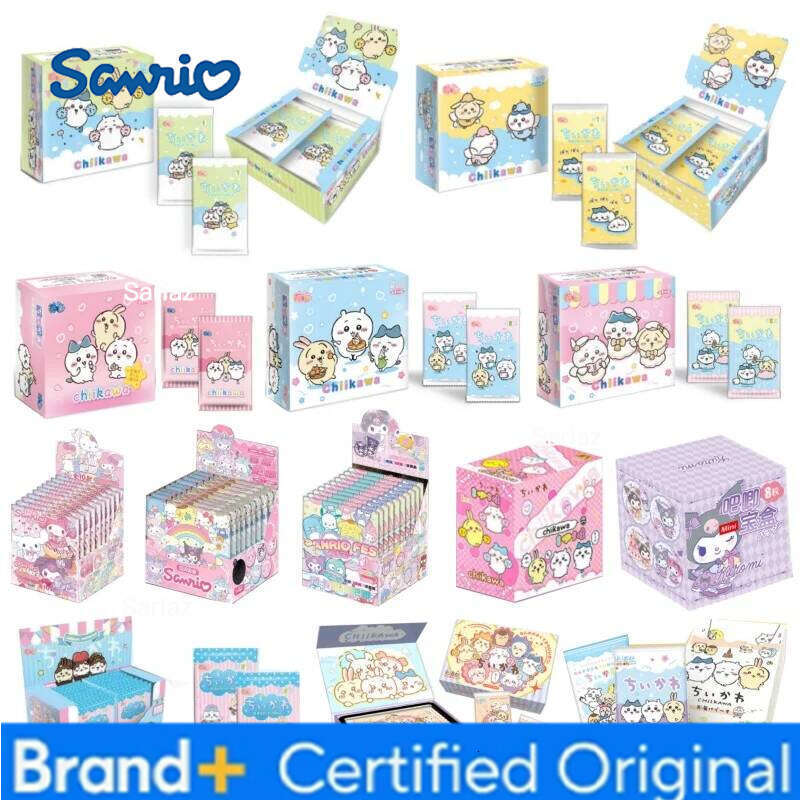 Sanrio 2025 Kuromi Cards My Melody Trading Card Game Hello Kitty Booster Box Cartoon Cute Collection Toy Christmas Gift H260130
