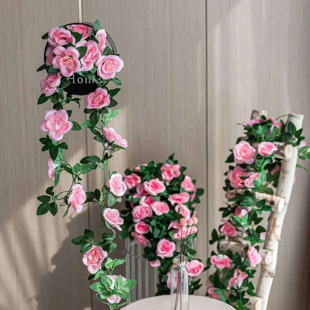 Artificial rose ring hanging wedding party garden home bedroom office decoration W260130