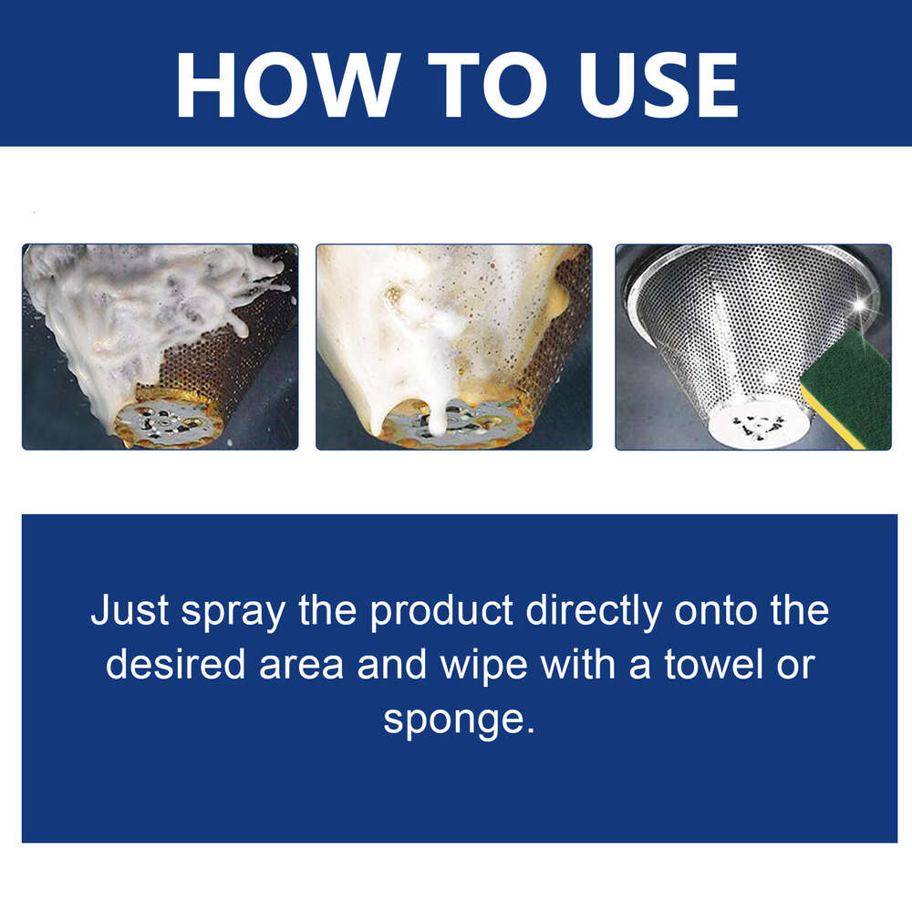 Jue-Fish Kitchen Foam Range Hood Stove Exhaust Pipe Wall Kitchenware Grease Cleaner S260130