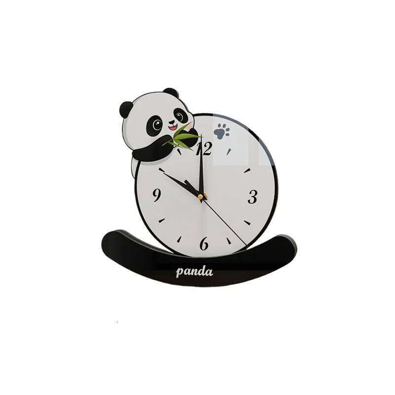 Panda Creativity Decoration Item Silent Simple Table Clocks Modern Fashionable Home Decor Jam Tempat Duduk YS40CC W260130