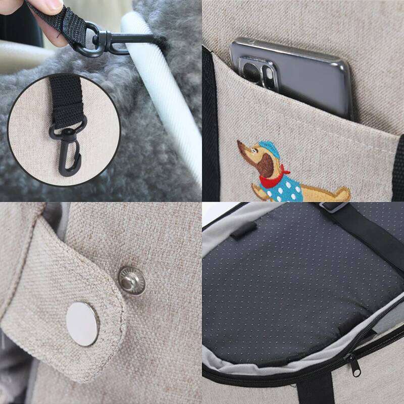 Central Seat Bed Portable pet nest easy to clean removable portable Car Transport Dog Accessories 26H0130