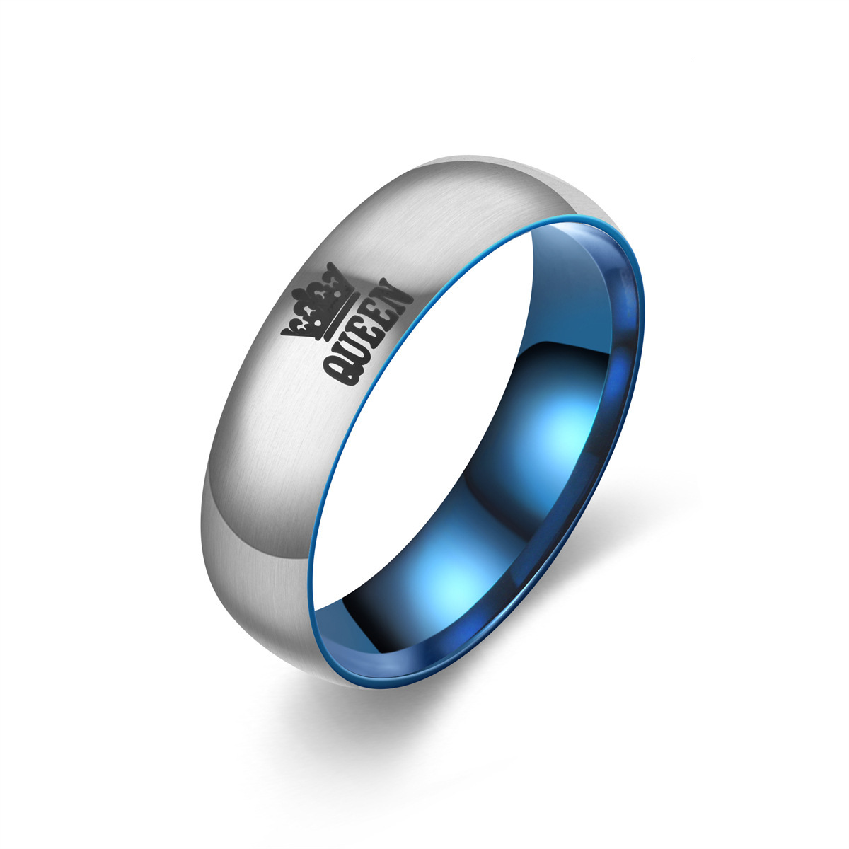 Fashion New Handmade Matte Blue Crown King Queen Exclusive Source Manufacturer