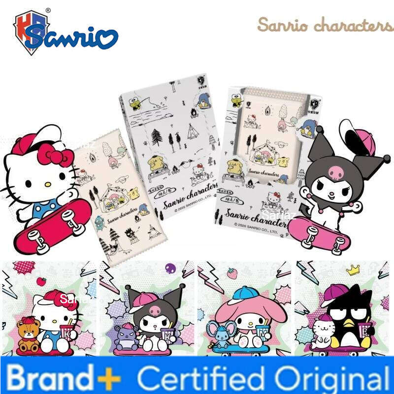 Sanrio KABAO Official New Family Series Anime Merchandise Kuromi My Melody Collector's Cards Christmas Gift H26013011