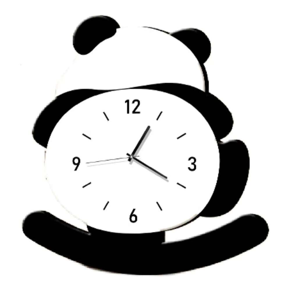 Desktop Clock Silent Festival Gift Easy to Read Tabletop Statue for Bedside Home Office Living Room Kitchen Housewarming Present W260130