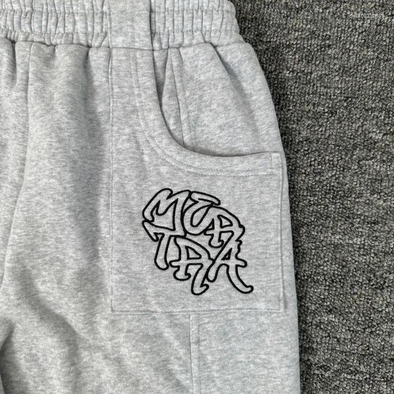 Men's Pants Autumn Sweatpants Men Loose Casual Embroidery Letter Cuffed Hip-hop Style High Street Sportswear
