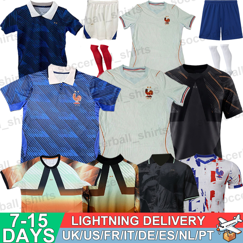 France Jerseys Football Soccer Jerseys World Cup 2026 Retro Football Shirts Tops Kits MBAPPE OLISE SALIBA EKITIKE UPAMECANO BARCOLA Men Kids Fans Player 3XL 4XL
