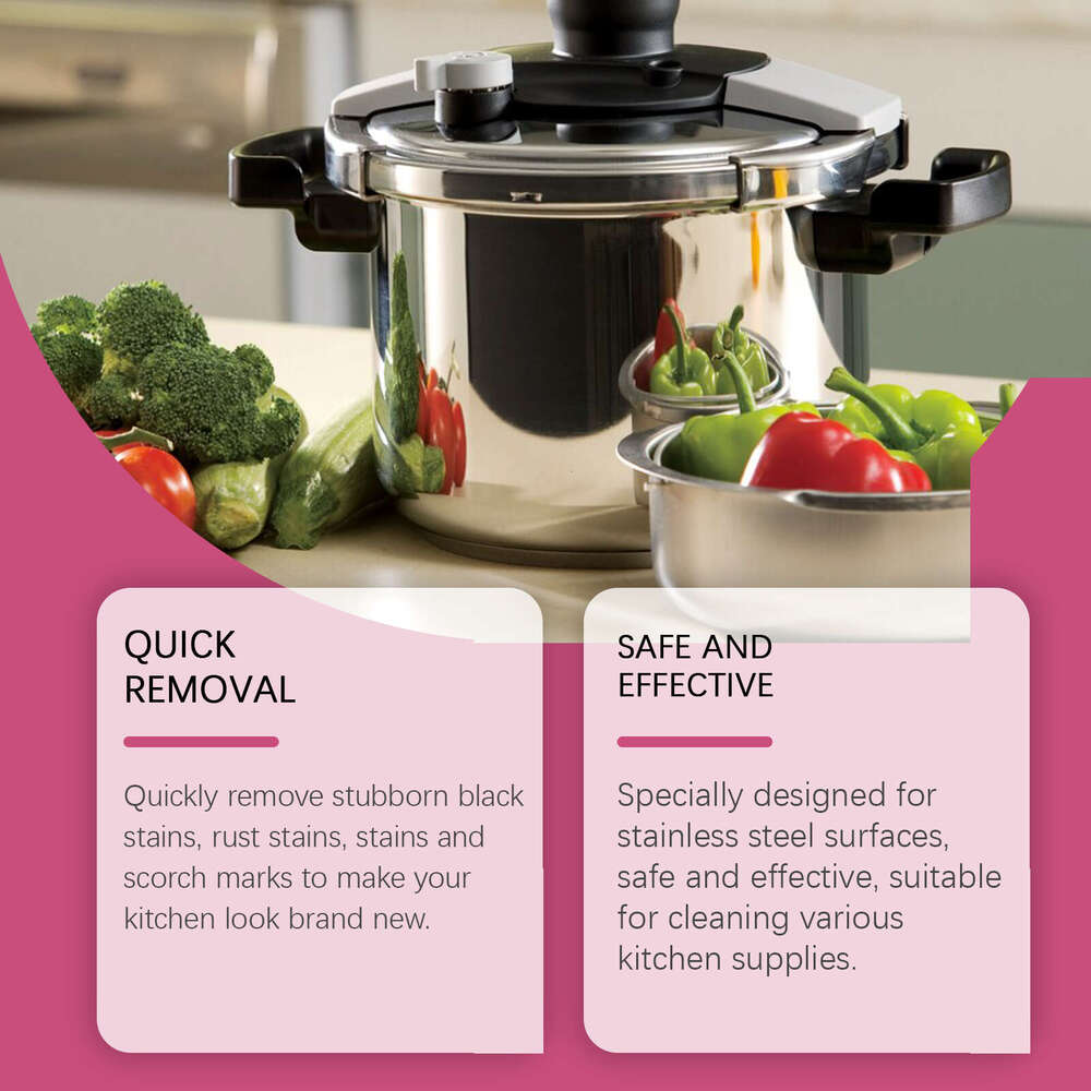 Jakehoe Kitchen Stainless Steel Pot Bottom Burn Marks Polishing Stain Removal Multi-effect Cleaning Paste S260130