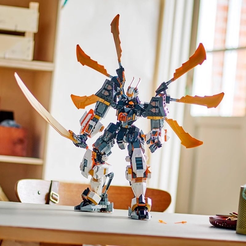 Cross-border new Phantom Ninja building kit "Titan Dragon Mecha" for 71821 assembly puzzle toy for children