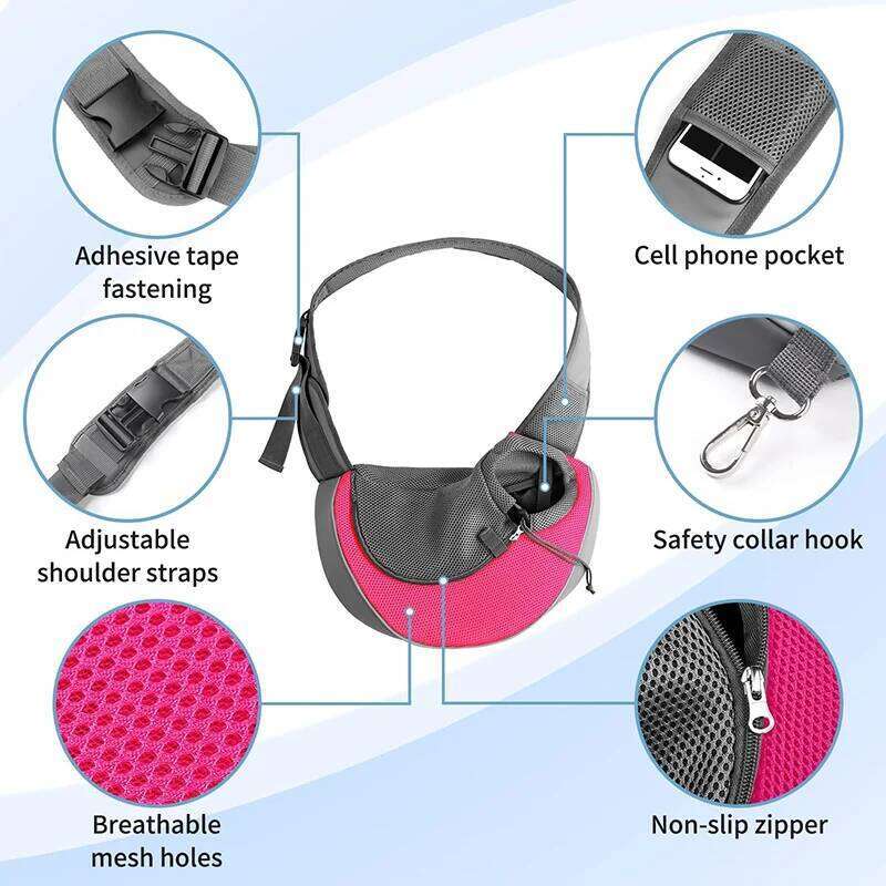 Pet Puppy Carrier S/L Outdoor Travel Dog Shoulder Bag Mesh Oxford Sling Handbag Tote Pouch Yorkie Chihuahua Holder 26H0129