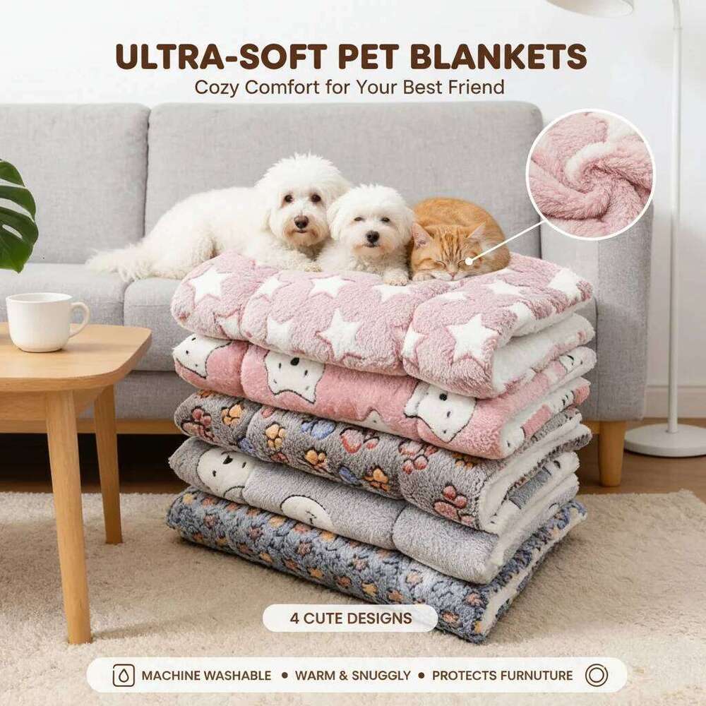 EFF Warm Thickened Floor Mat Autumn Winter Universal Blanket Pad for Cats and Dogs Pet 26W01130