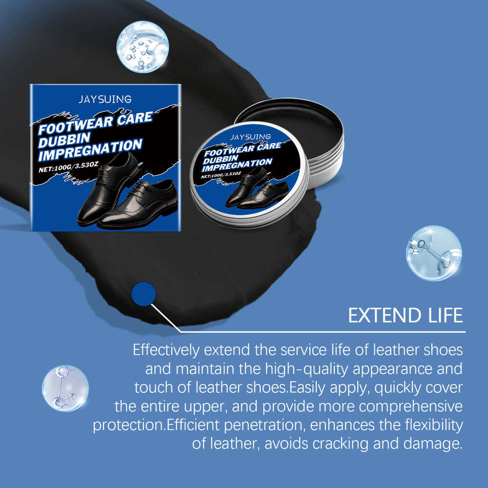Jaysuing Household Maintenance Shine Renovation Shoe Polish Leather Care Wax S260130