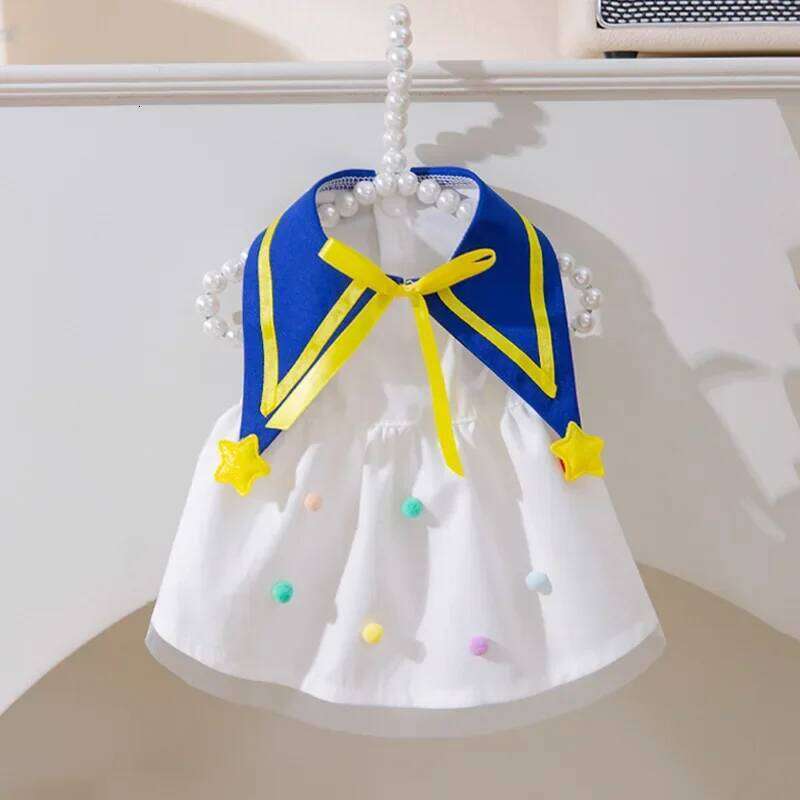 Princess Skirt Pet Dog Clothes Sweet Dress for Dogs Clothing Cat Small Print Cute Thin Spring Summer Girl Chihuahua H260130