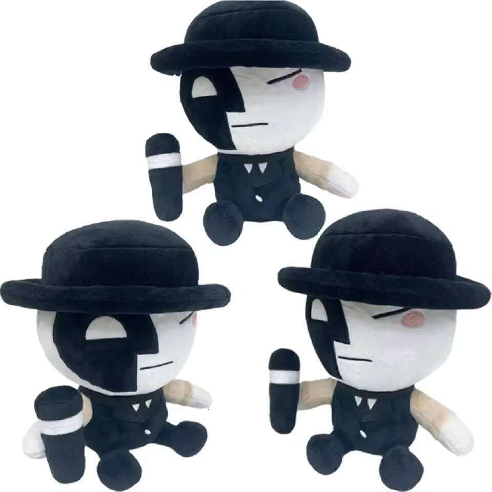 25cm New Die of Death Artful Plushie Anime Figures Cartoon Plushies Stuffed Doll Peripherials Decoration Kid Toy Birthdays Gifts Y260128