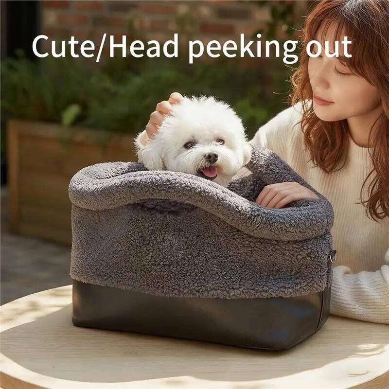 EFFICIENT Soft Waterproof Sling Pouch Puppies Dog Carrier With Safety Harness Buckle- Ideal For Small To Medium Breeds In 26H0130