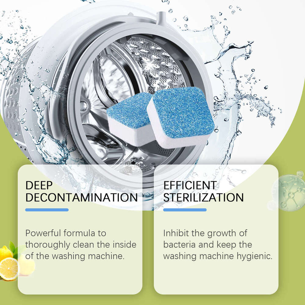JAKEHOE Tablets Drum Washing Machine Tub Water Tank Dirt Cleaning Odor Removal Fragrance S260130