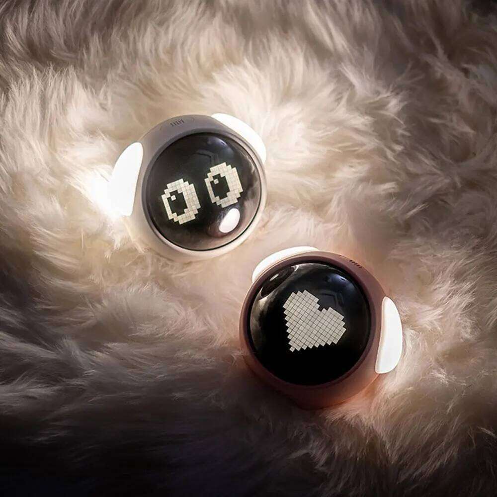 Led Awakening Light Cute Alarm Clock Electronic Watch Desk Digital Moment Bedroom Decoration Table And Accessory Smart Hour W260130