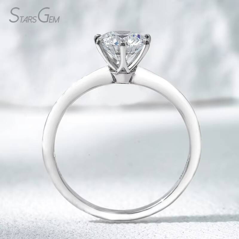 Hot Sale IGI Certified Cvd HPHT VS 1CT Lab Grown Created Diamond 18k Solid Gold Rings Engagement Ring Jewelry for Women