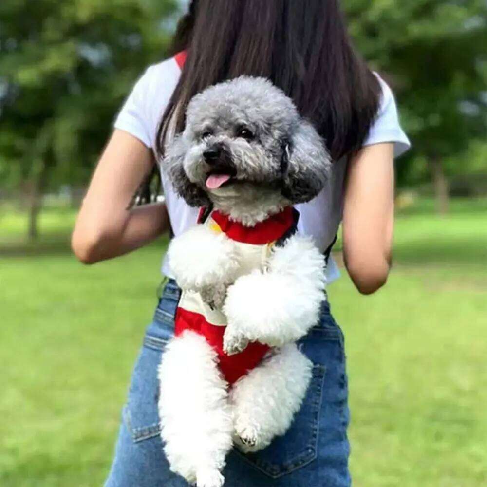 Outdoor Portable Pet Carrying Backpack Breathable Dog Cat Front Chest Backpacks Small Medium Puppy Supplies 26H0130