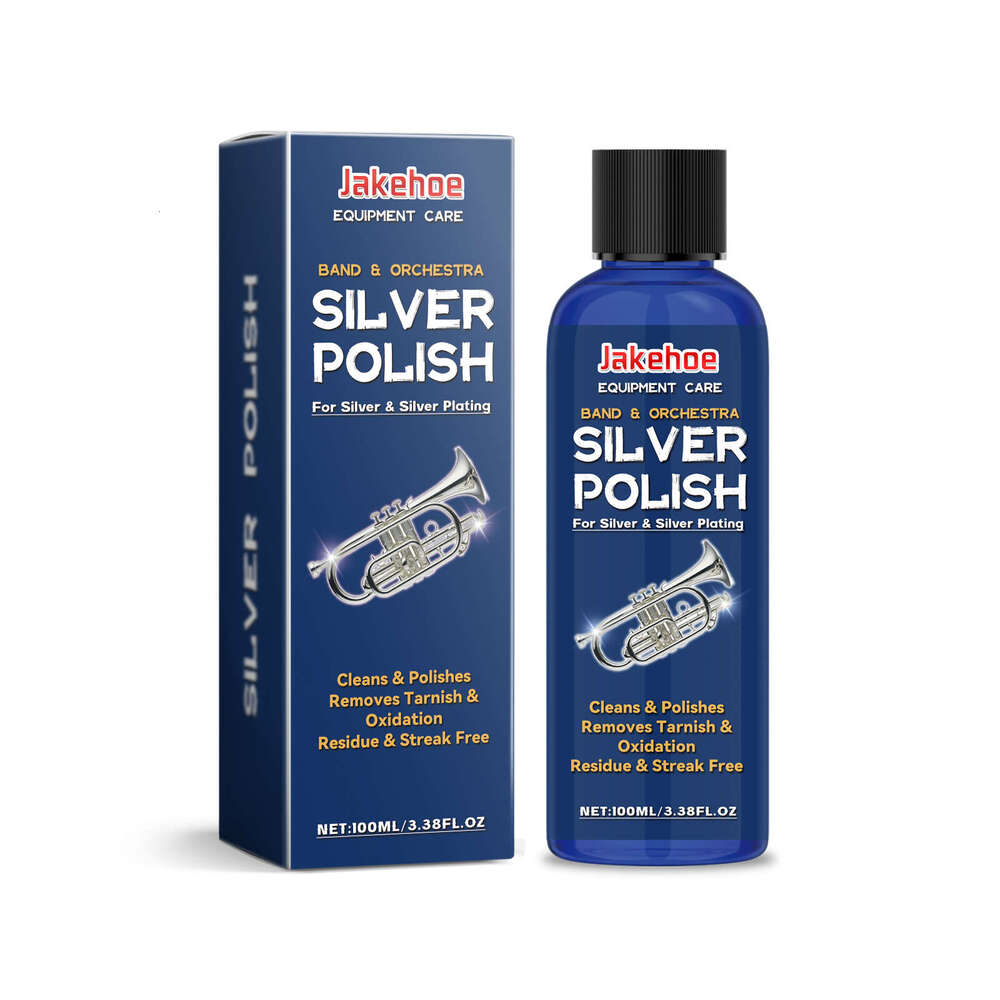 Jakehoe Silverware Agent Silver Jewelry Cleaning Stain Removal Daily Maintenance Polishing Renovation Cleaner S260130