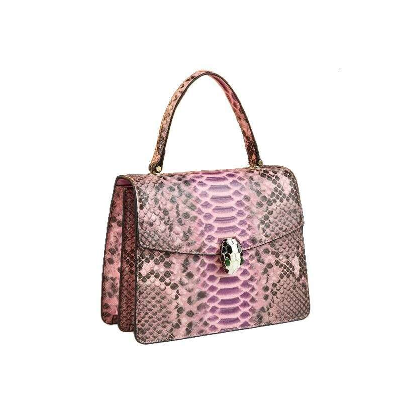 Totebag Shoulder ROSE NOIRE New Snake Pattern Small Elegant Fashion Chain Crossbody Genuine Leather Women S Bag High End Handbag