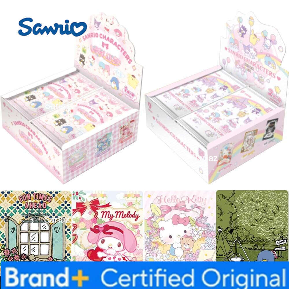 Sanrio Genuine Polaroid Flower Luck Starlight Dream Hello Kitty My Melody Life Diary Anime Collection Card Toys Gifts H260130