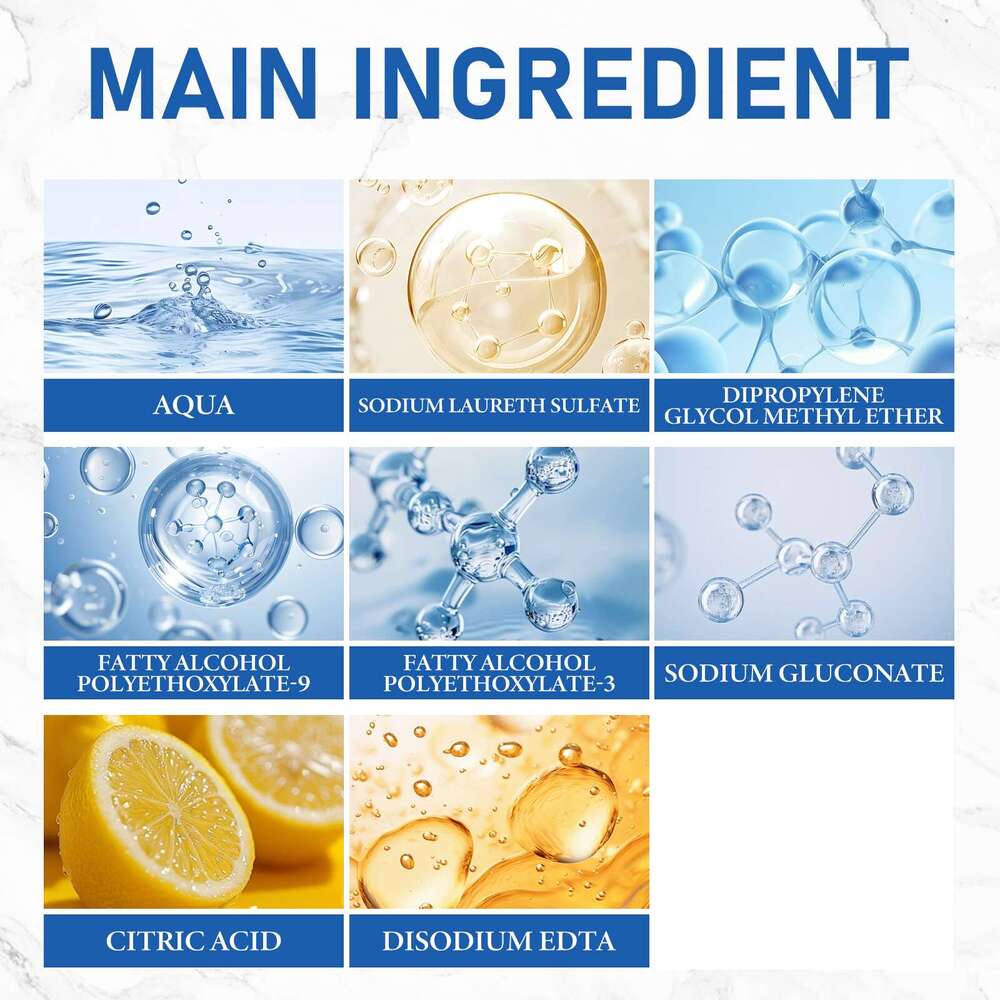 Jue-Fish Foam Kitchen Stove Range Hood Grease Stain Remover Cleaner S260130