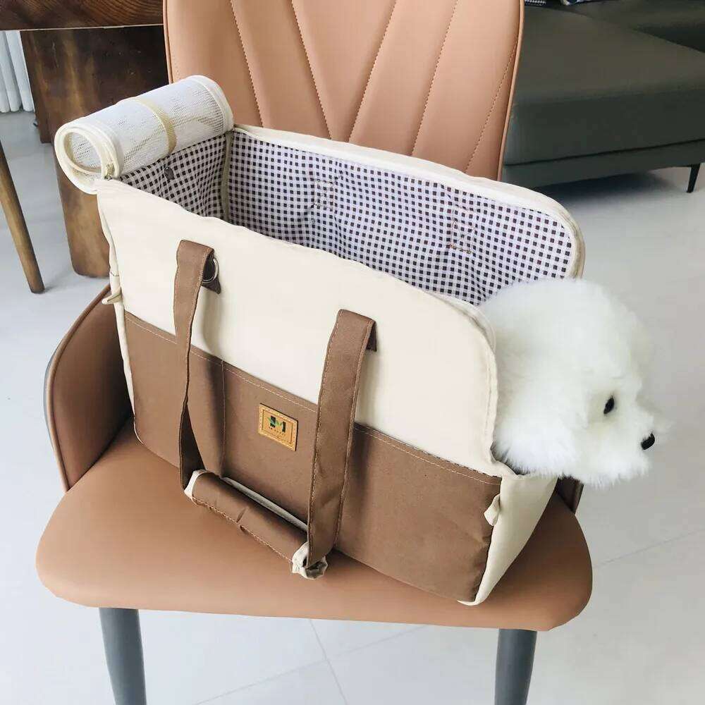 for Cats Dog, Traveling Pets Shoulder bag,Polyethylene foam cotton Interlayer,Car Seat Pet Protection Travel Carrier 26H0130