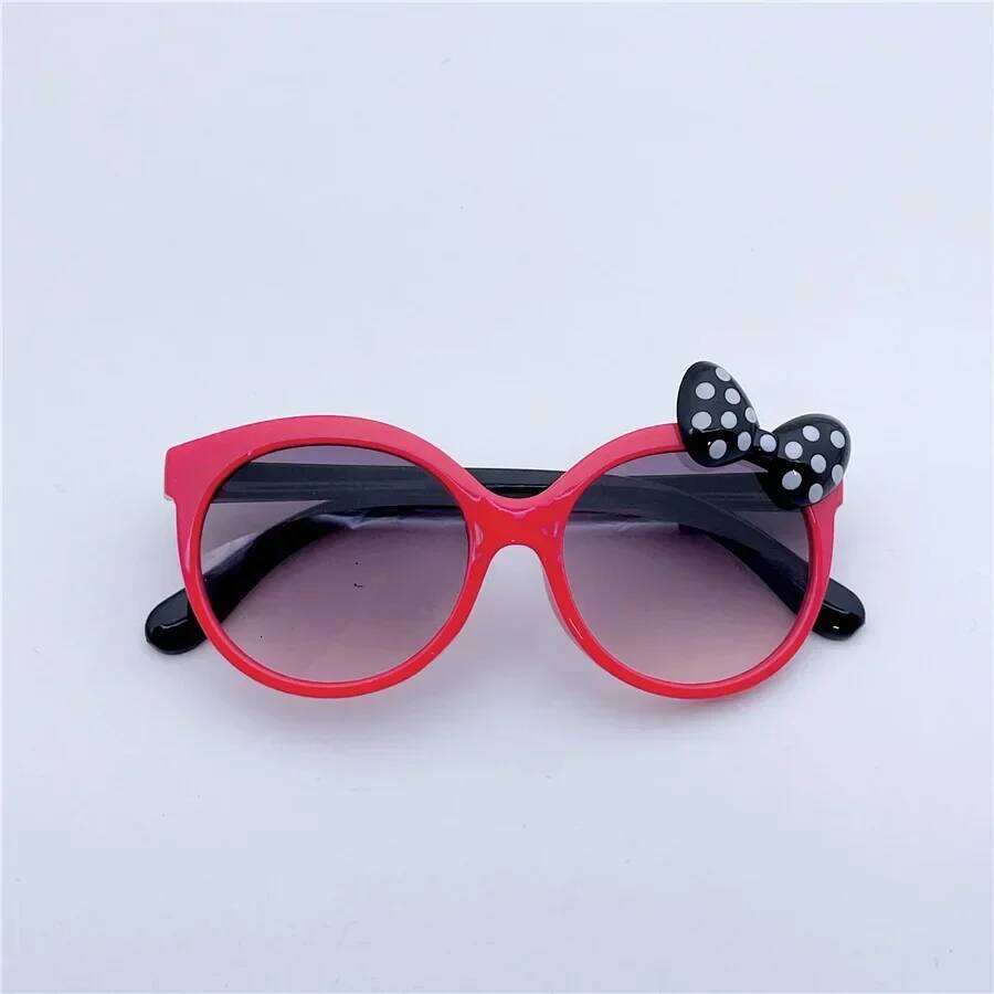 Kids Sunglasses Girls Boys Shiny Bowknot Sun Glasses Lovely Cat Children Eyewear Fashion Gradient Eyeglasses UV400 H260130