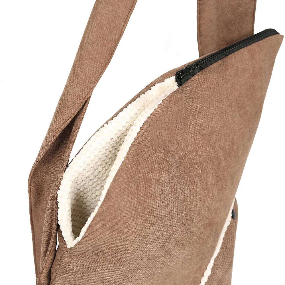 Plush Pet Cat Carrier With 6kg Capacity,Winter Warm Portable Dog Travel Bag 26H0130